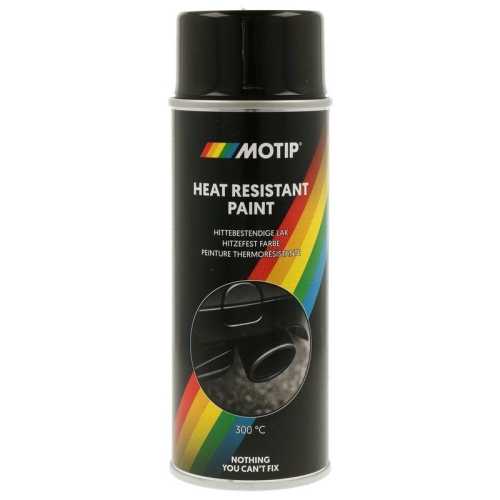 MOTIP 880110 Lack Hitzefest schwarz gl&auml;nzend 400 ml f&uuml;r
