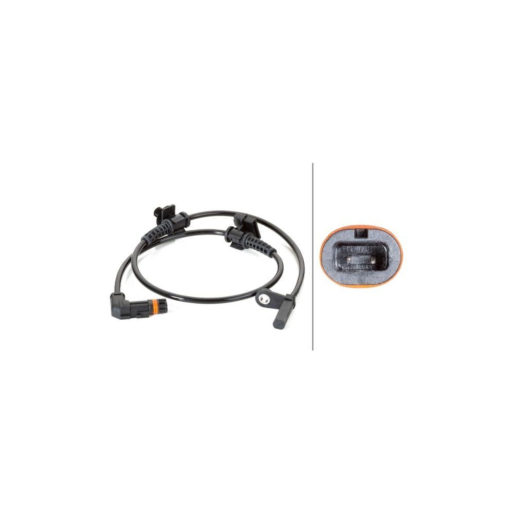 HELLA Sensor, Raddrehzahl 6PU 230 040-001 f&uuml;r CHRYSLER DODGE JEEP, Vorderachse