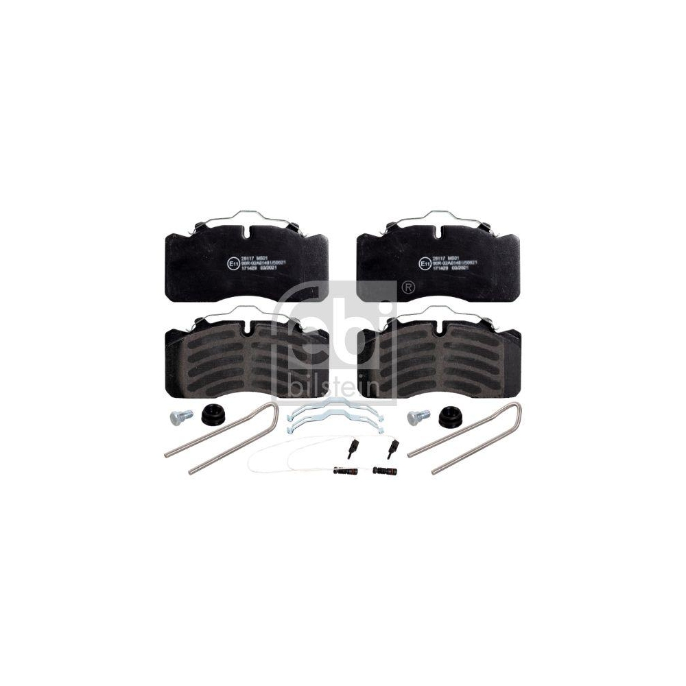 FEBI BILSTEIN Bremsbelagsatz, Scheibenbremse 171429 f&uuml;r MERCEDES-BENZ