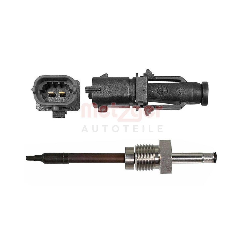 Sensor, Abgastemperatur METZGER 08941034 für AUDI, vor Abgasturbolader