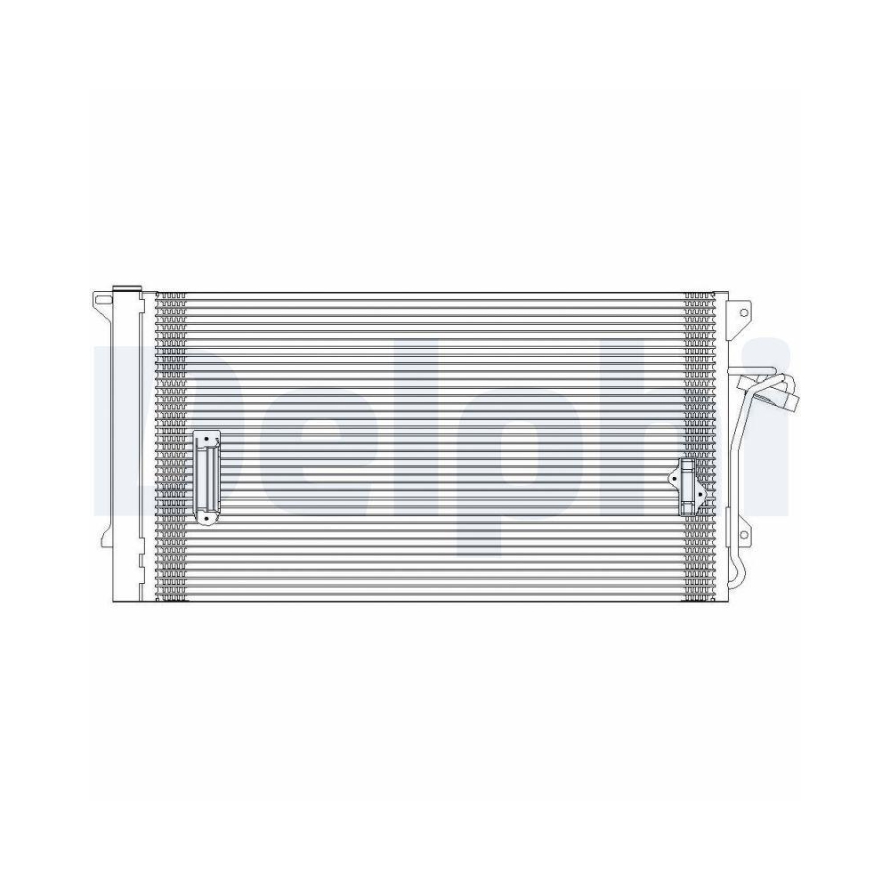 Kondensator, Klimaanlage DELPHI TSP0225618 für AUDI PORSCHE VW