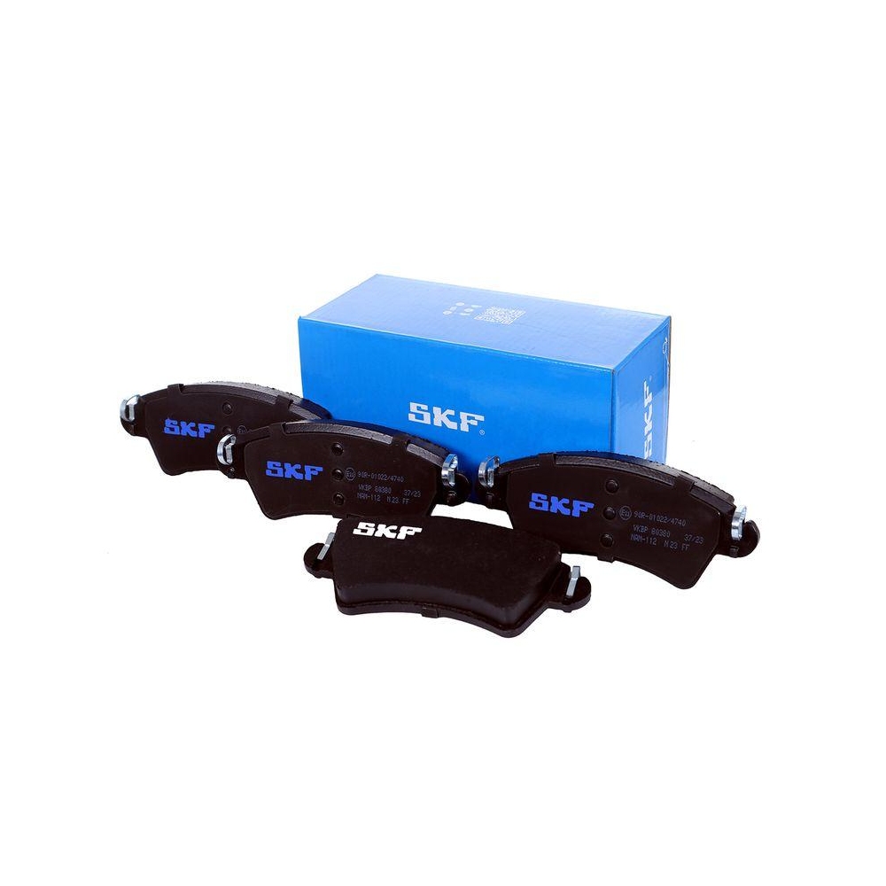 Bremsbelagsatz, Scheibenbremse SKF VKBP 80380 f&uuml;r CITRO&Euml;N PEUGEOT, Vorderachse