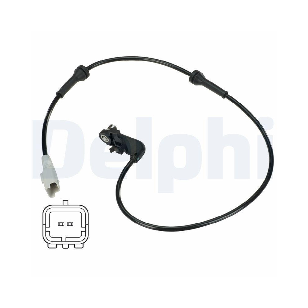DELPHI SS20345 Sensor, Raddrehzahl f&uuml;r PEUGEOT, Hinterachse