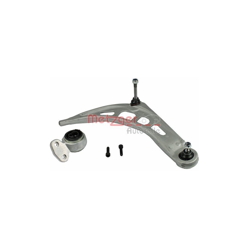 Lenker, Radaufh&auml;ngung METZGER 58022812 KIT + f&uuml;r BMW, Vorderachse rechts, unten