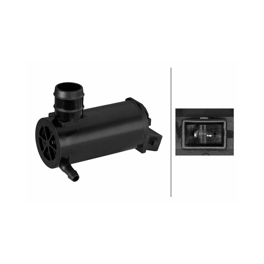 HELLA Waschwasserpumpe, Scheibenreinigung 8TW 006 848-651 für FORD, Fronteinbau