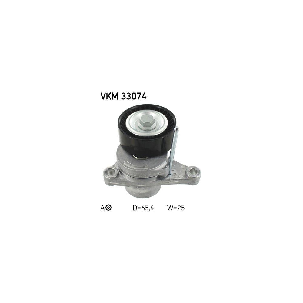 Riemenspanner, Keilrippenriemen SKF VKM 33074 f&uuml;r CITRO&Euml;N PEUGEOT, links, mitte