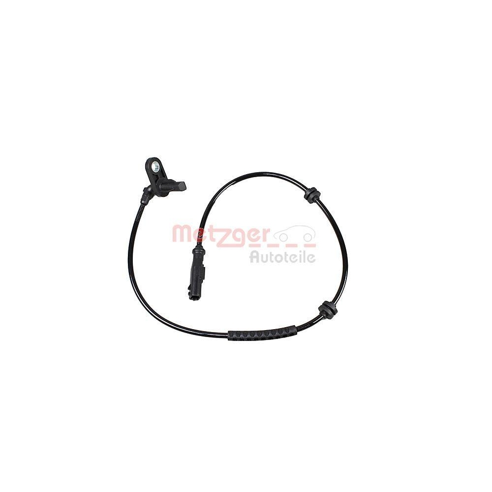 Sensor, Raddrehzahl METZGER 09001139 f&uuml;r RENAULT, Hinterachse rechts