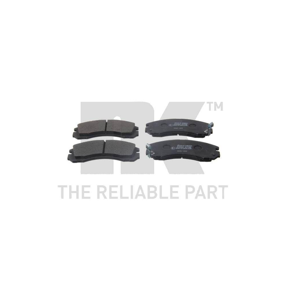 Bremsbelagsatz, Scheibenbremse NK 223018 für CHRYSLER MITSUBISHI, Vorderachse