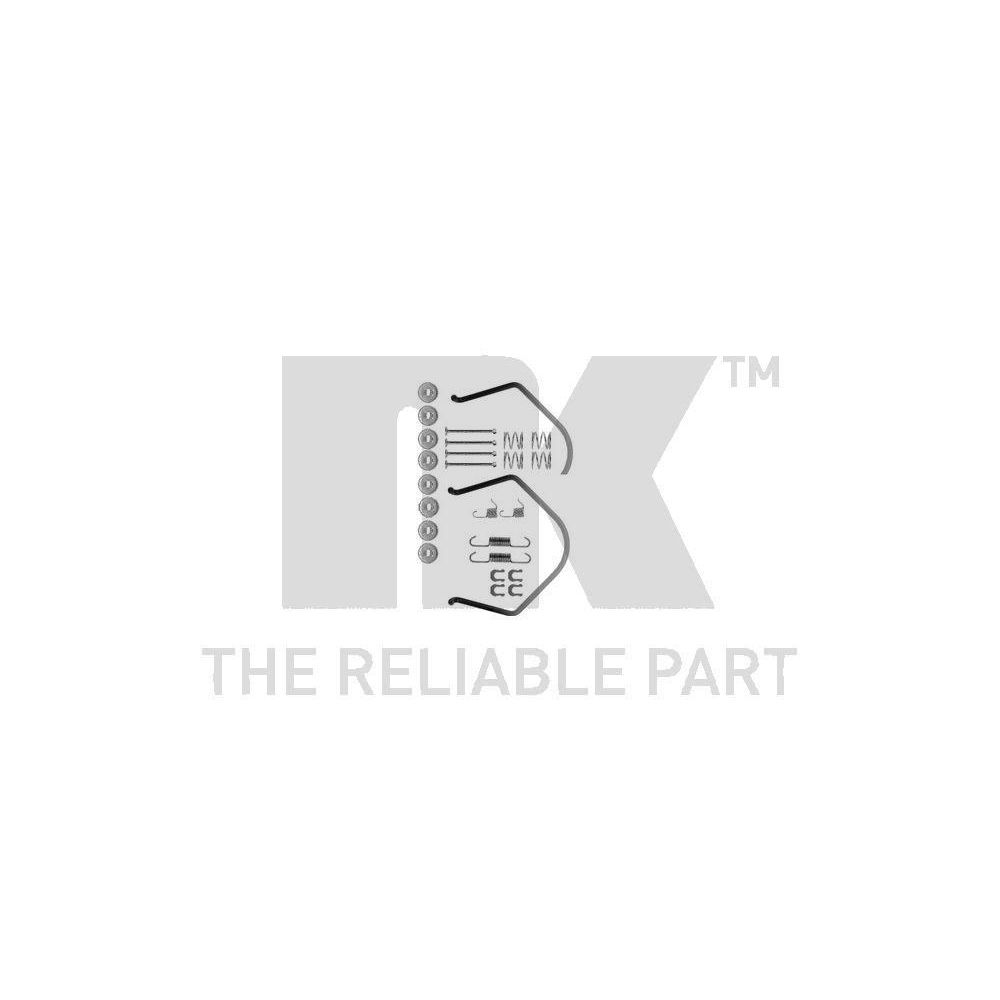 Zubeh&ouml;rsatz, Bremsbacken NK 7945638 f&uuml;r, Hinterachse