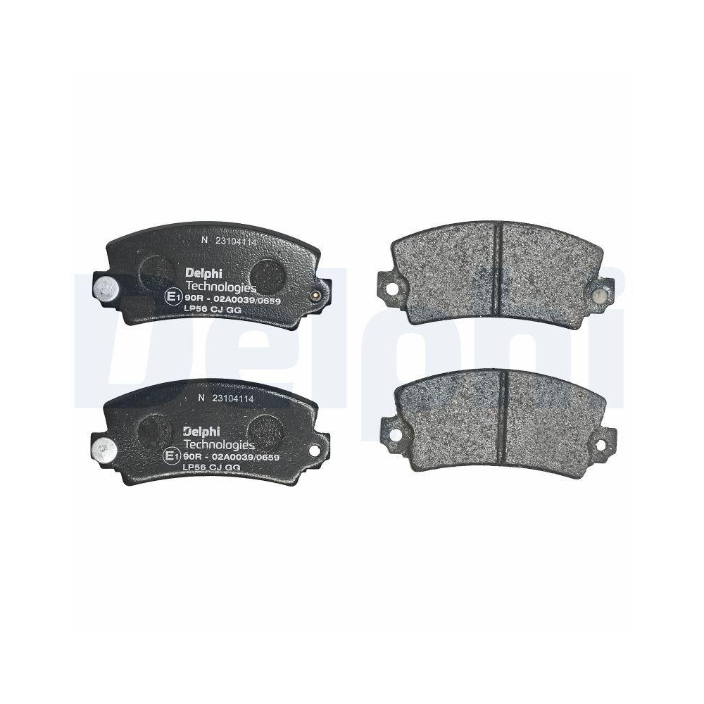 DELPHI LP56 Bremsbelagsatz, Scheibenbremse für PEUGEOT RENAULT ROVER TALBOT