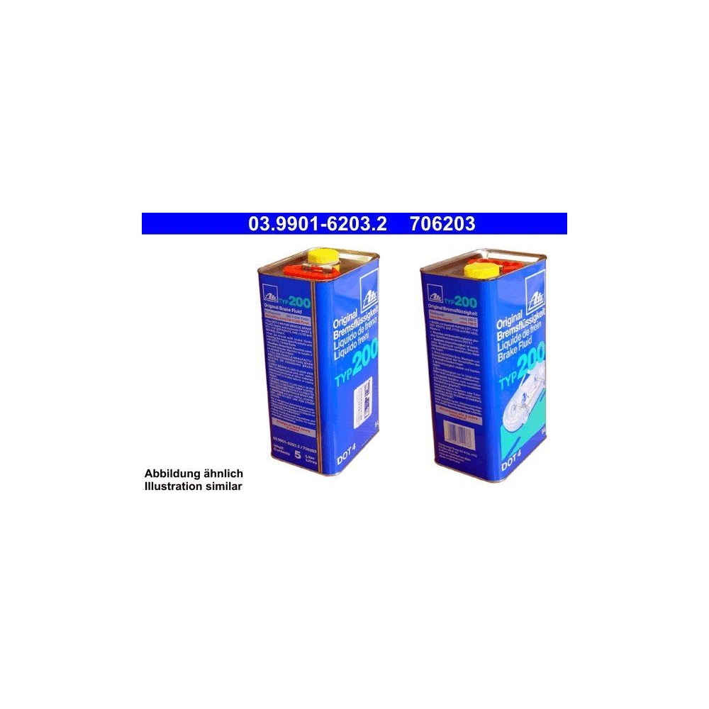 Bremsflüssigkeit ATE 03.9901-6203.2 Type 200 New Racing für