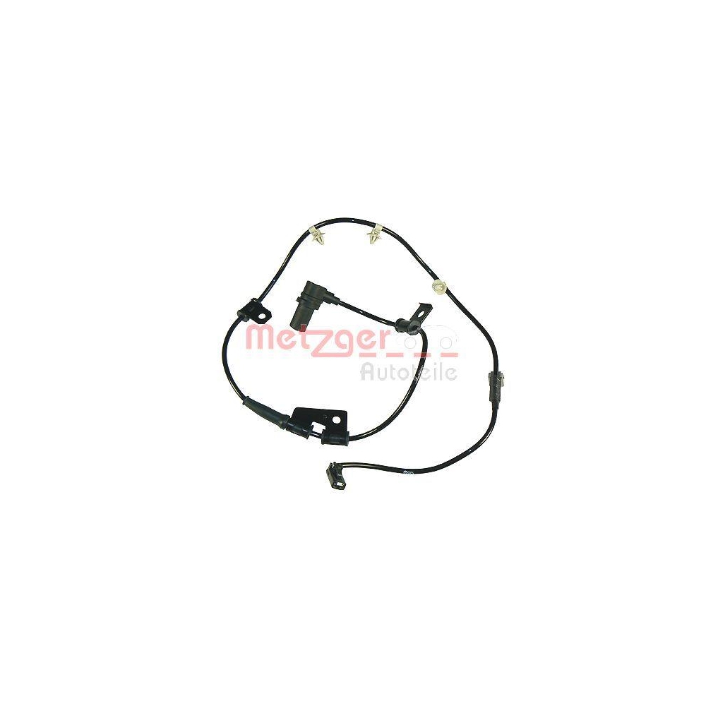 Sensor, Raddrehzahl METZGER 0900586 f&uuml;r HYUNDAI KIA, Vorderachse rechts