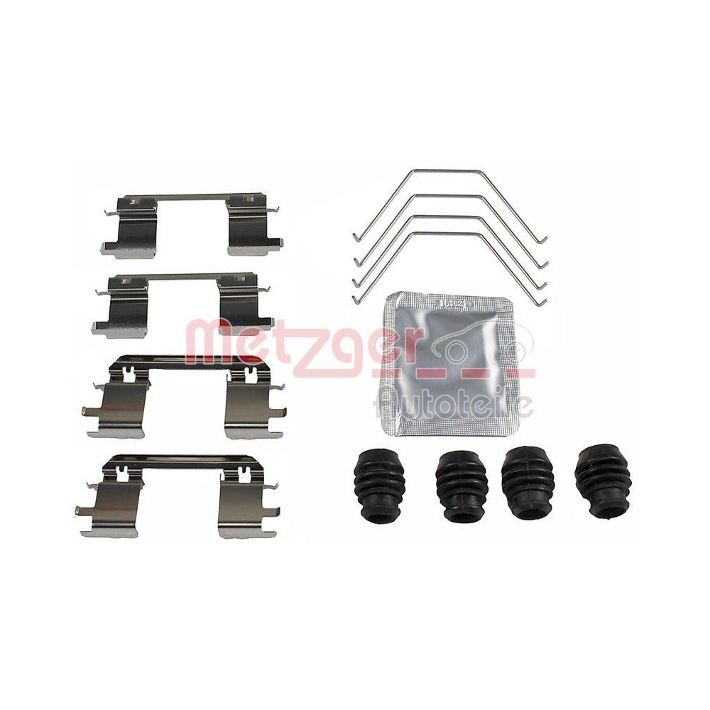 Zubehörsatz, Scheibenbremsbelag METZGER 109-0141 GREENPARTS für, Vorderachse