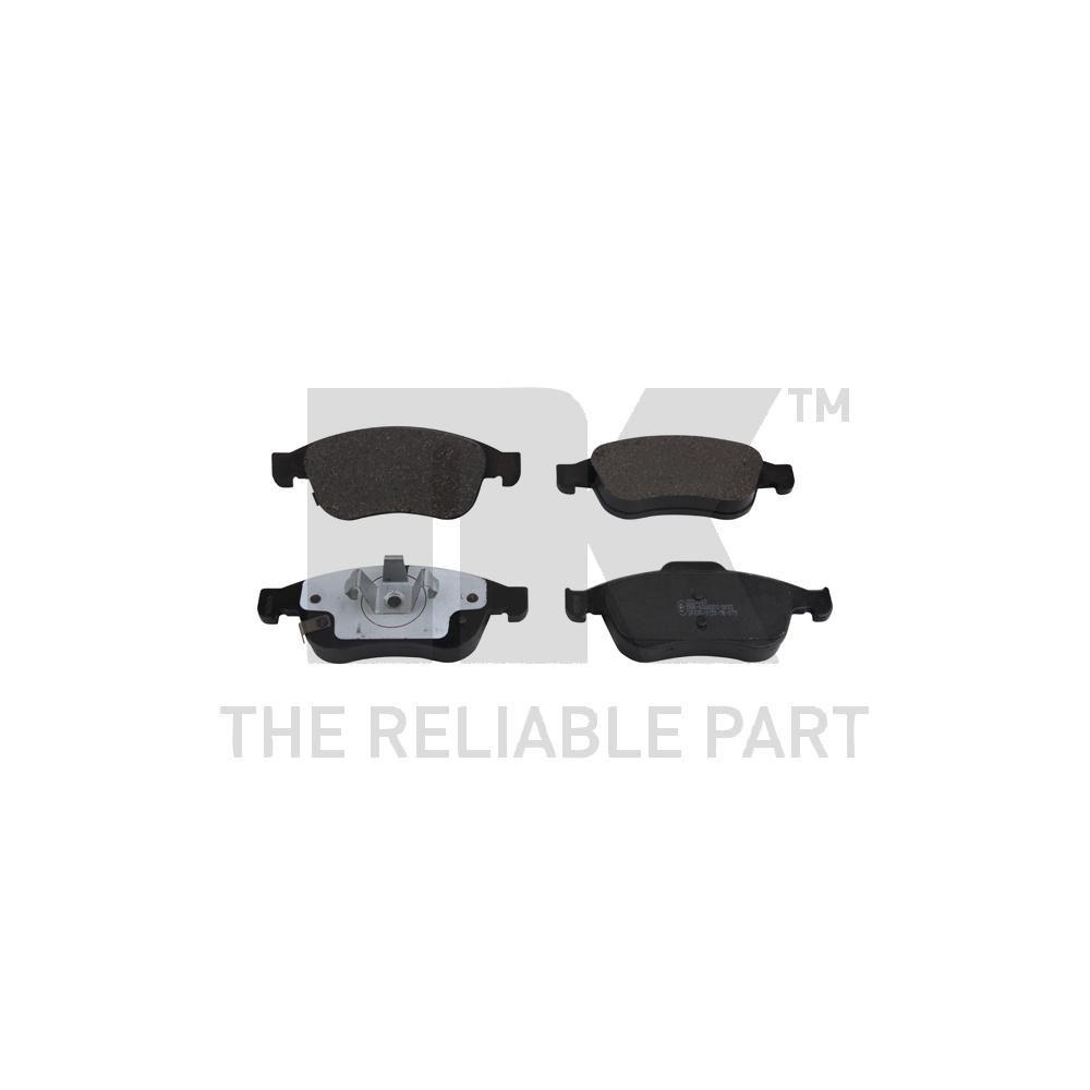 Bremsbelagsatz, Scheibenbremse NK 2223102 f&uuml;r FIAT JEEP, Vorderachse