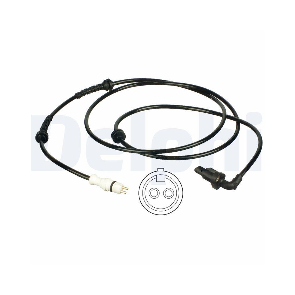 DELPHI SS20347 Sensor, Raddrehzahl f&uuml;r RENAULT, Hinterachse, Hinterachse rechts