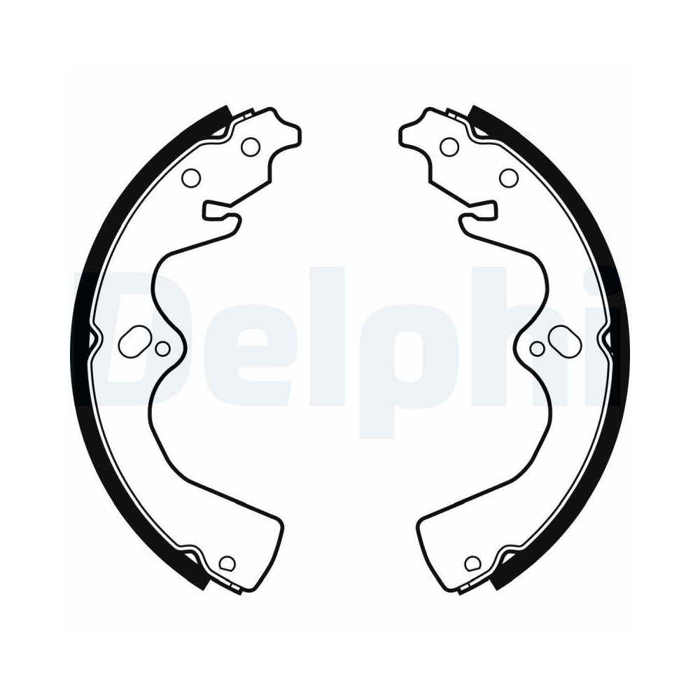 Bremsbackensatz DELPHI LS1907 für KIA, Hinterachse