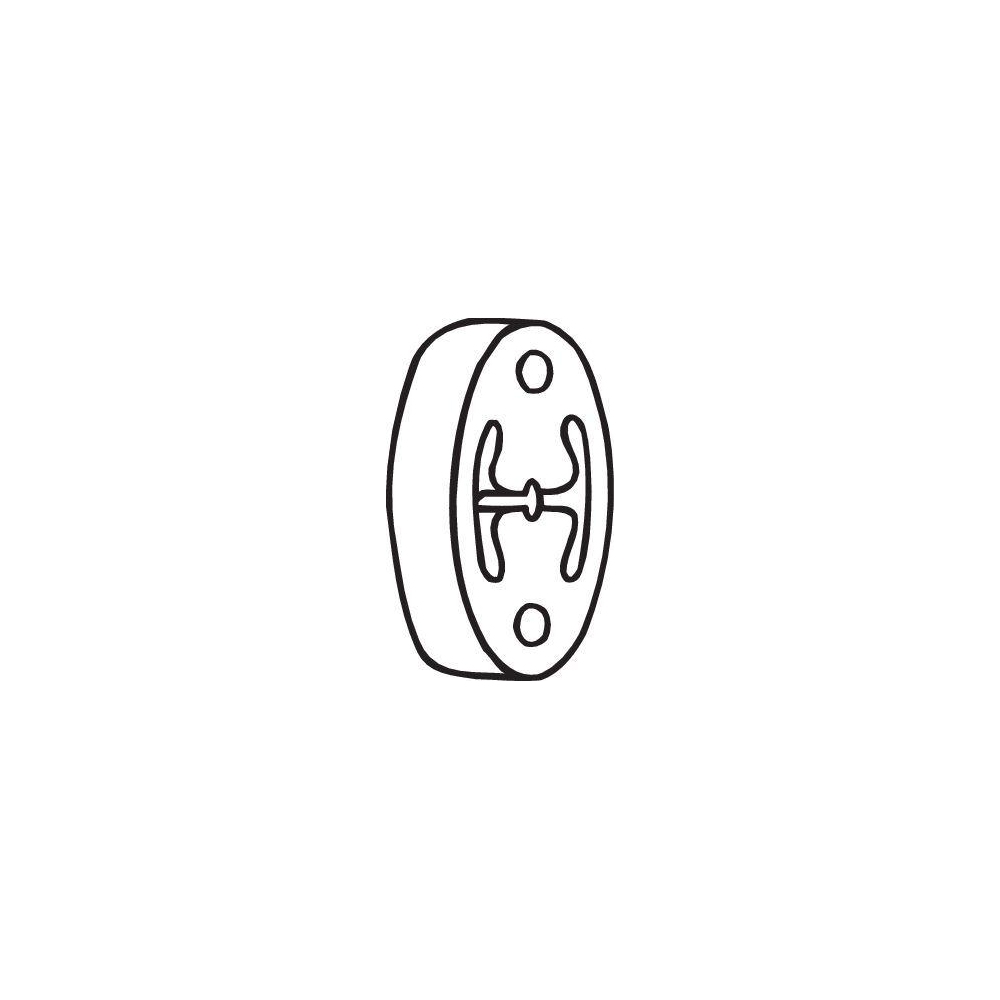 Gummistreifen, Abgasanlage BOSAL 255-056 für VOLVO