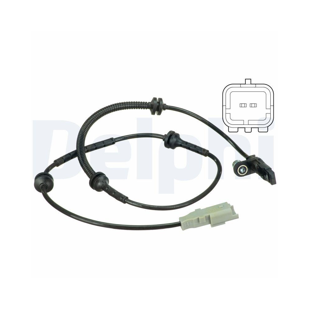 DELPHI SS20549 Sensor, Raddrehzahl f&uuml;r PEUGEOT, Vorderachse