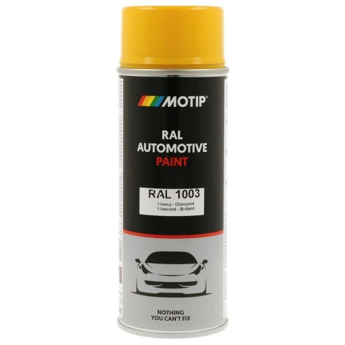 MOTIP 880118 Lack RAL Farbe Automotive RAL 1003 Hochglanz 400 ml f&uuml;r