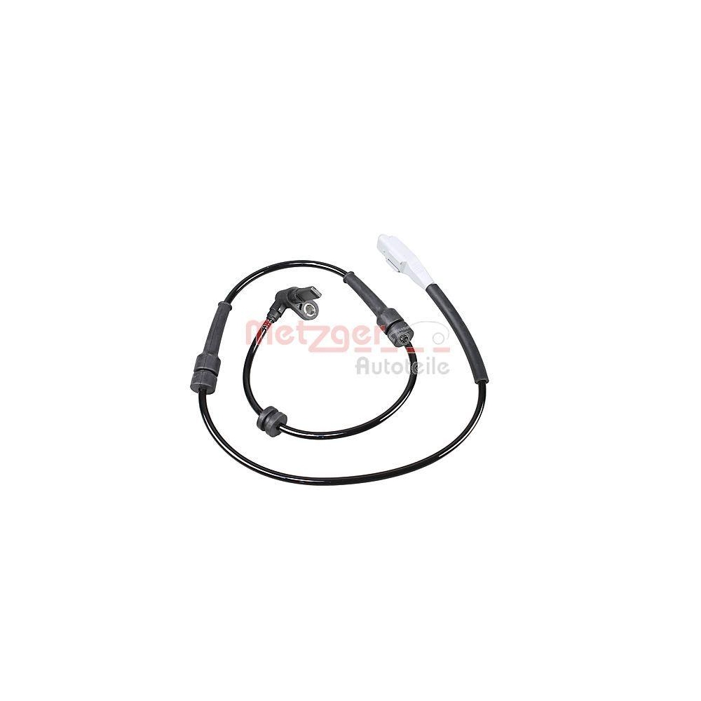 Sensor, Raddrehzahl METZGER 09001142 f&uuml;r FIAT CITRO&Euml;N/PEUGEOT, Vorderachse links