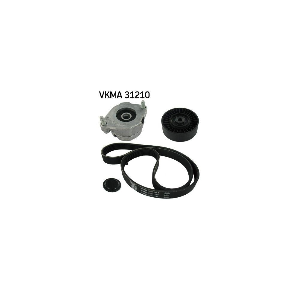 Keilrippenriemensatz SKF VKMA 31210 f&uuml;r AUDI BMW CITRO&Euml;N FIAT FORD MERCEDES-BENZ