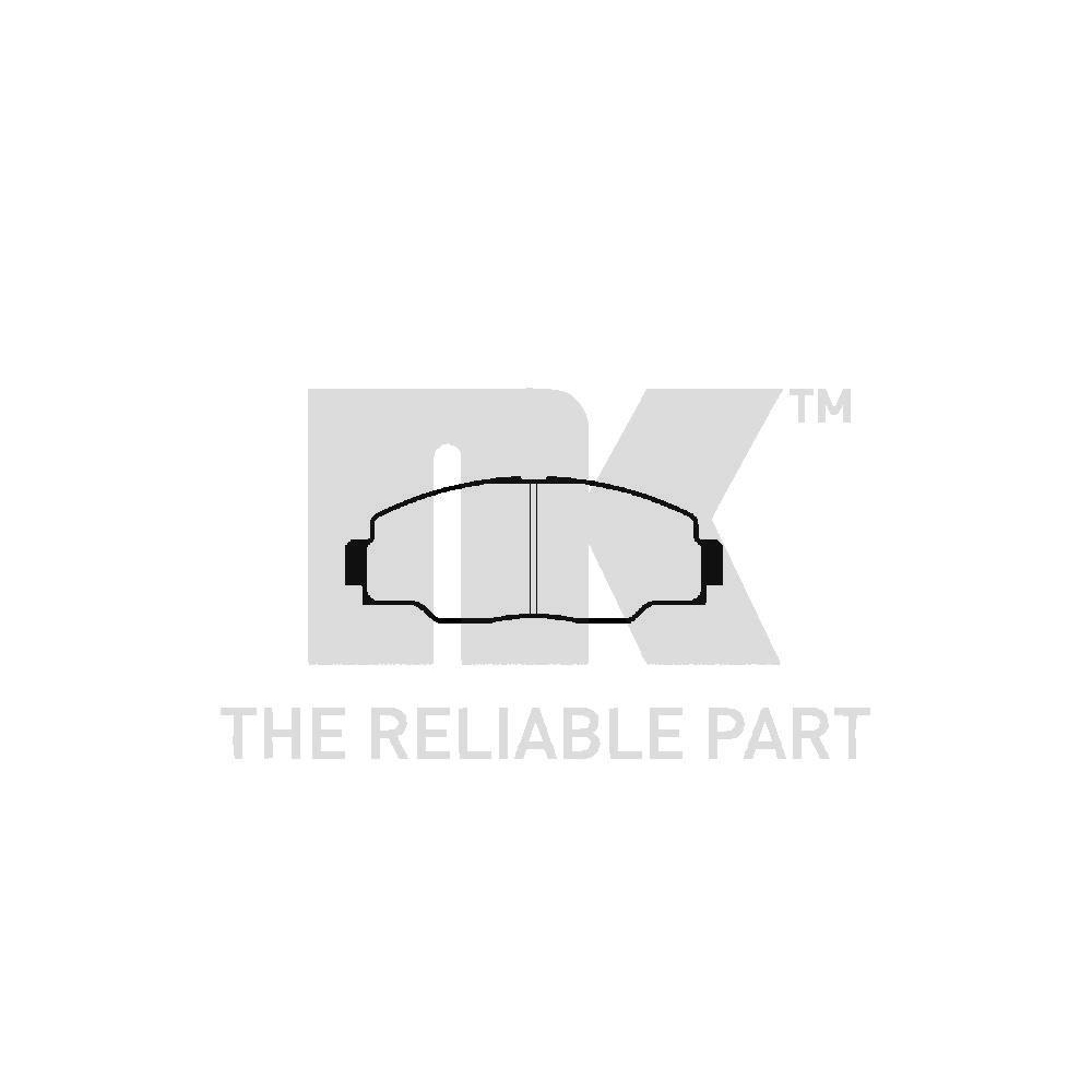 Bremsbelagsatz, Scheibenbremse NK 224516 f&uuml;r TOYOTA, Vorderachse
