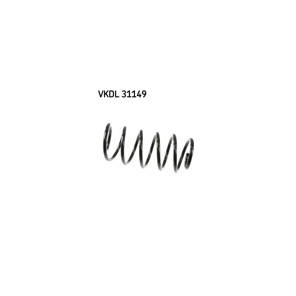 Fahrwerksfeder SKF VKDL 31149 f&uuml;r VW, Vorderachse, f&uuml;r Fahrzeuge mit Klimaanlage