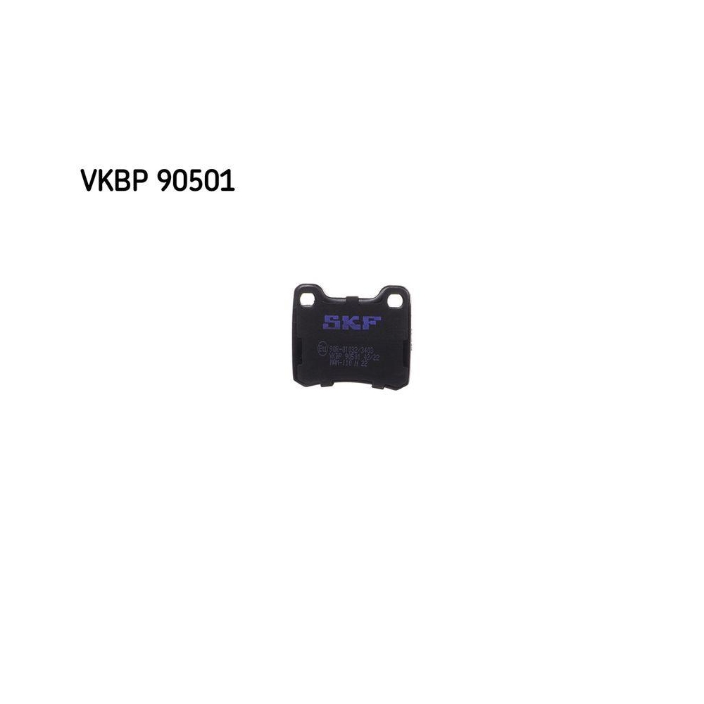 Bremsbelagsatz, Scheibenbremse SKF VKBP 90501 f&uuml;r MERCEDES-BENZ, Hinterachse