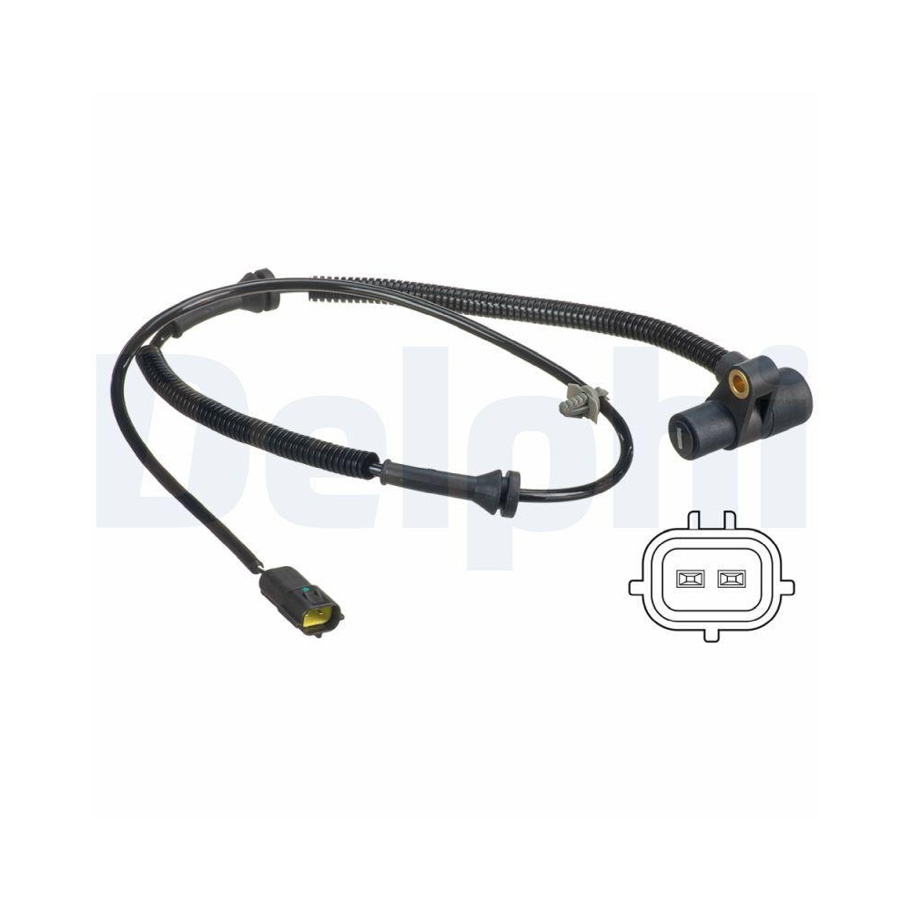 DELPHI SS20518 Sensor, Raddrehzahl f&uuml;r KIA, Vorderachse links