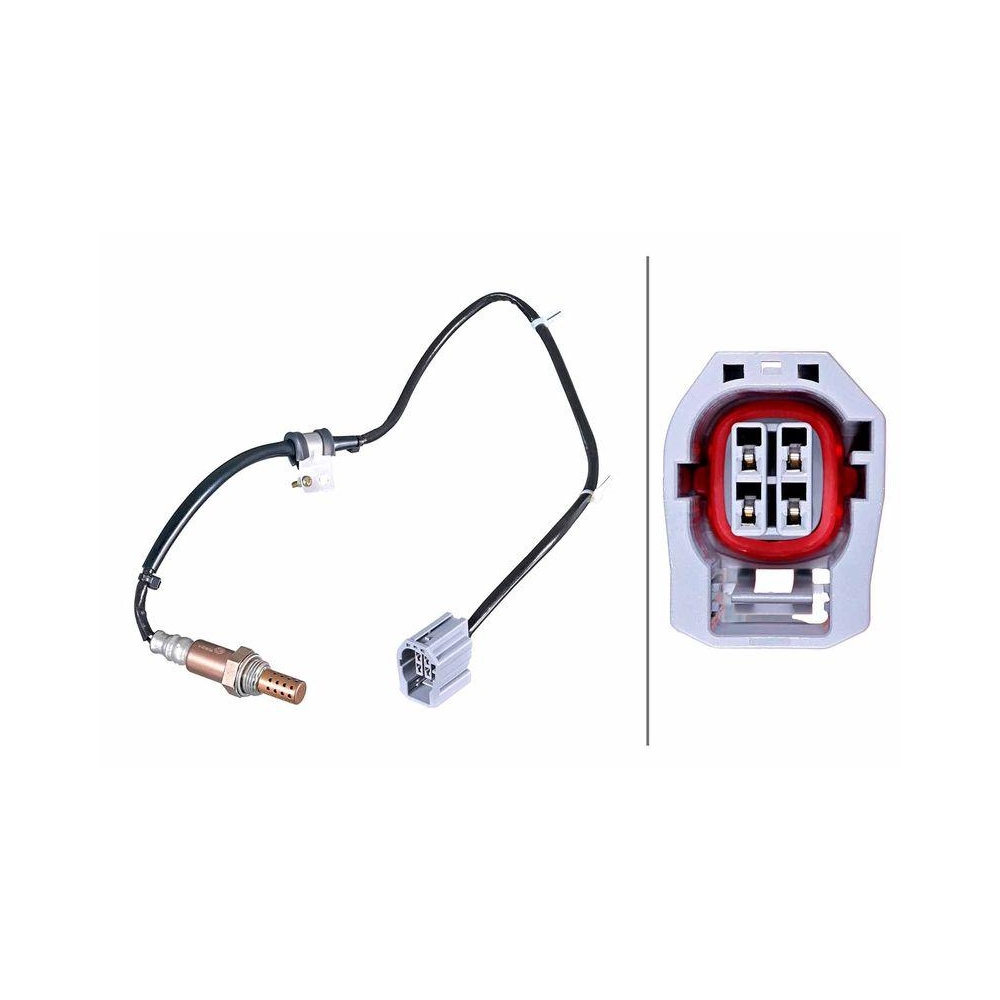 HELLA Lambdasonde 6PA 358 221-761 f&uuml;r MAZDA, nach Katalysator