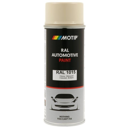 MOTIP 880120 Lack RAL Farbe Automotive RAL 1015 Hochglanz 400 ml f&uuml;r