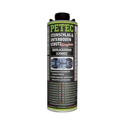 PETEC 2x 73210 Steinschlag Unterbodenschutz Schwarz 1000 ml &Uuml;berlackierbar