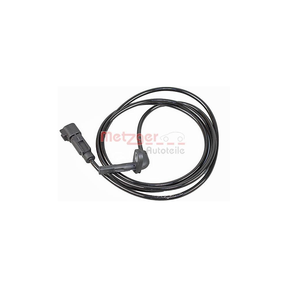 Sensor, Raddrehzahl METZGER 09001144 f&uuml;r OPEL SAAB GENERAL MOTORS, Hinterachse