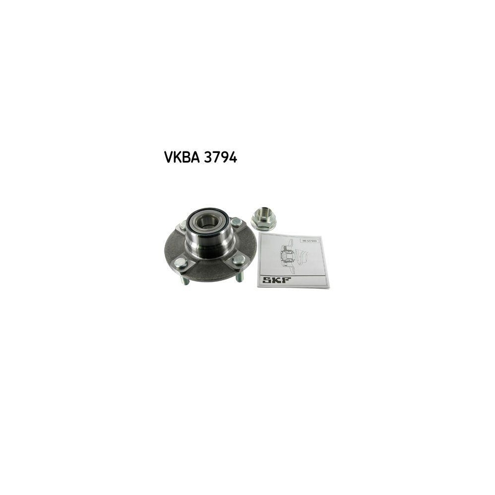 Radlagersatz SKF VKBA 3794 f&uuml;r HYUNDAI, Hinterachse