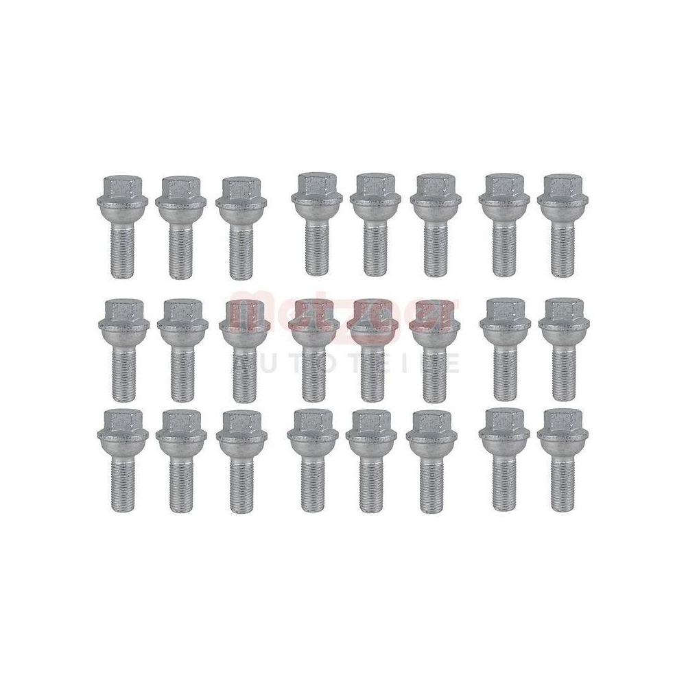 Radschraube METZGER 6320003 ORIGINAL ERSATZTEIL GREENPARTS für MERCEDES-BENZ VW