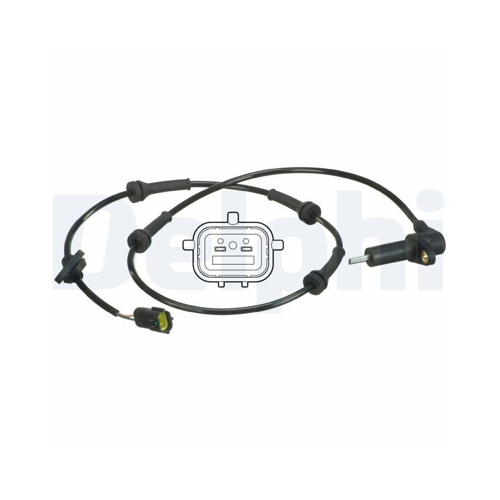 DELPHI SS20522 Sensor, Raddrehzahl f&uuml;r KIA, Hinterachse rechts