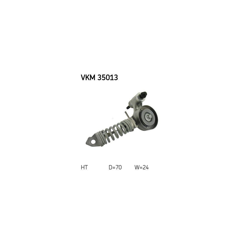 Riemenspanner, Keilrippenriemen SKF VKM 35013 für OPEL VAUXHALL CHEVROLET, mitte