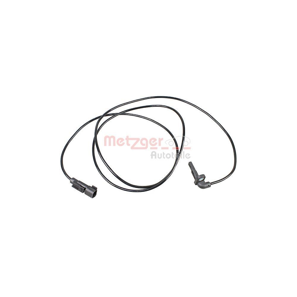 Sensor, Raddrehzahl METZGER 09001145 f&uuml;r OPEL GENERAL MOTORS, Hinterachse rechts