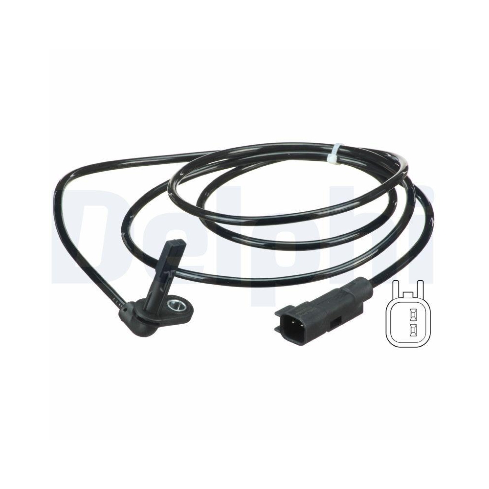 DELPHI SS20356 Sensor, Raddrehzahl f&uuml;r OPEL VAUXHALL GENERAL MOTORS, Hinterachse