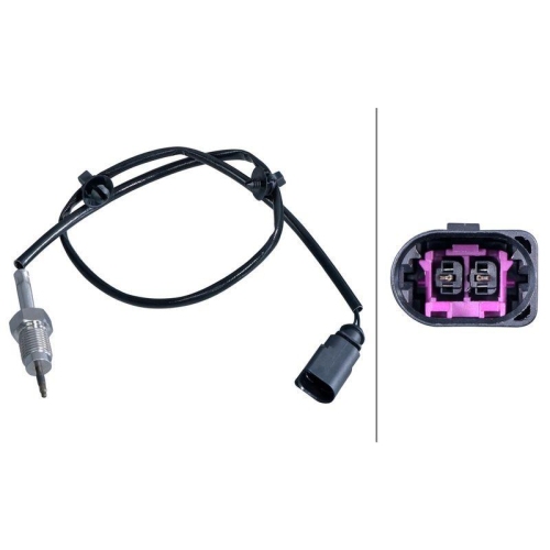 HELLA 6PT 358 284-481 Sensor, Abgastemperatur f&uuml;r AUDI SEAT, vor Abgasturbolader