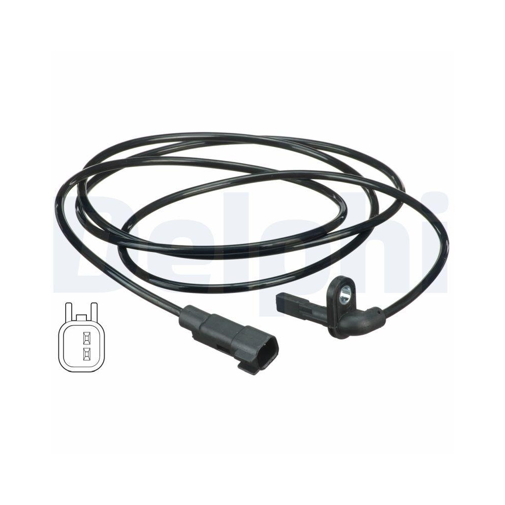 DELPHI SS20357 Sensor, Raddrehzahl f&uuml;r OPEL VAUXHALL GENERAL MOTORS, Hinterachse