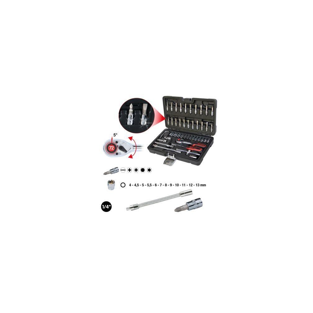 Steckschlüsselsatz KS TOOLS 918.0648 für