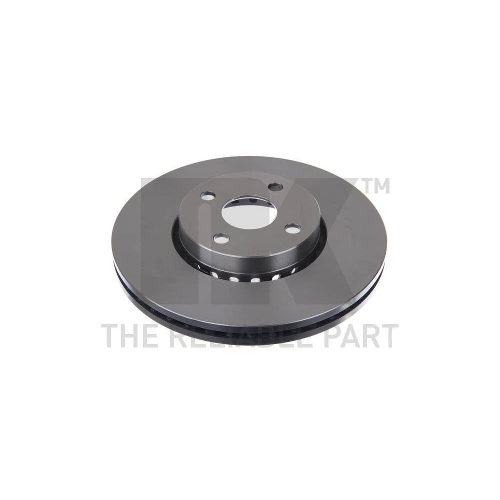 NK 204580 2 St&uuml;ck Bremsscheiben f&uuml;r TOYOTA, Vorderachse