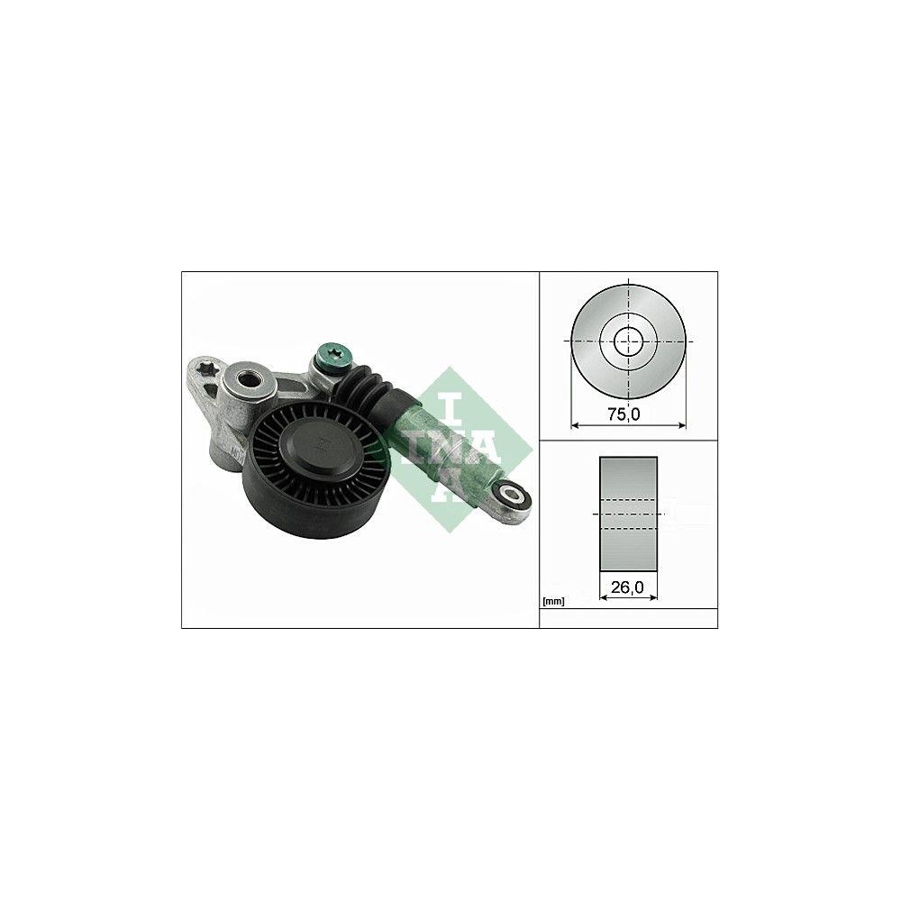 Riemenspanner, Keilrippenriemen Schaeffler INA 534 0356 10 für AUDI PORSCHE SEAT