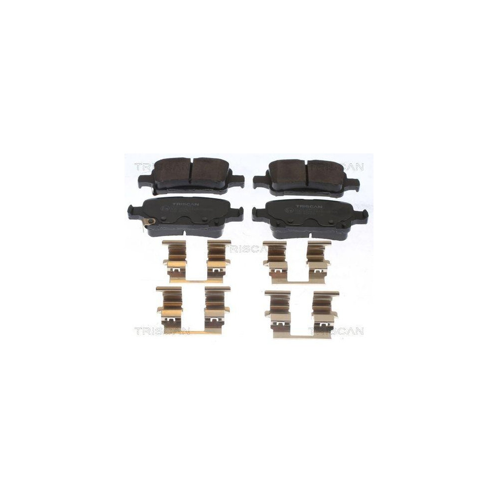 Bremsbelagsatz, Scheibenbremse TRISCAN 8110 24893 f&uuml;r OPEL VAUXHALL CHEVROLET