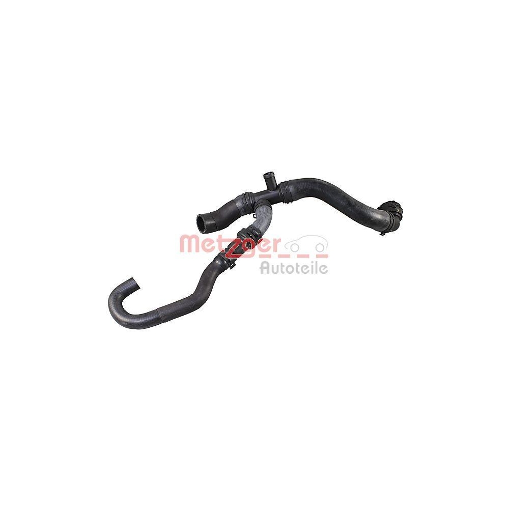 K&uuml;hlerschlauch METZGER 2421255 f&uuml;r AUDI, links unten