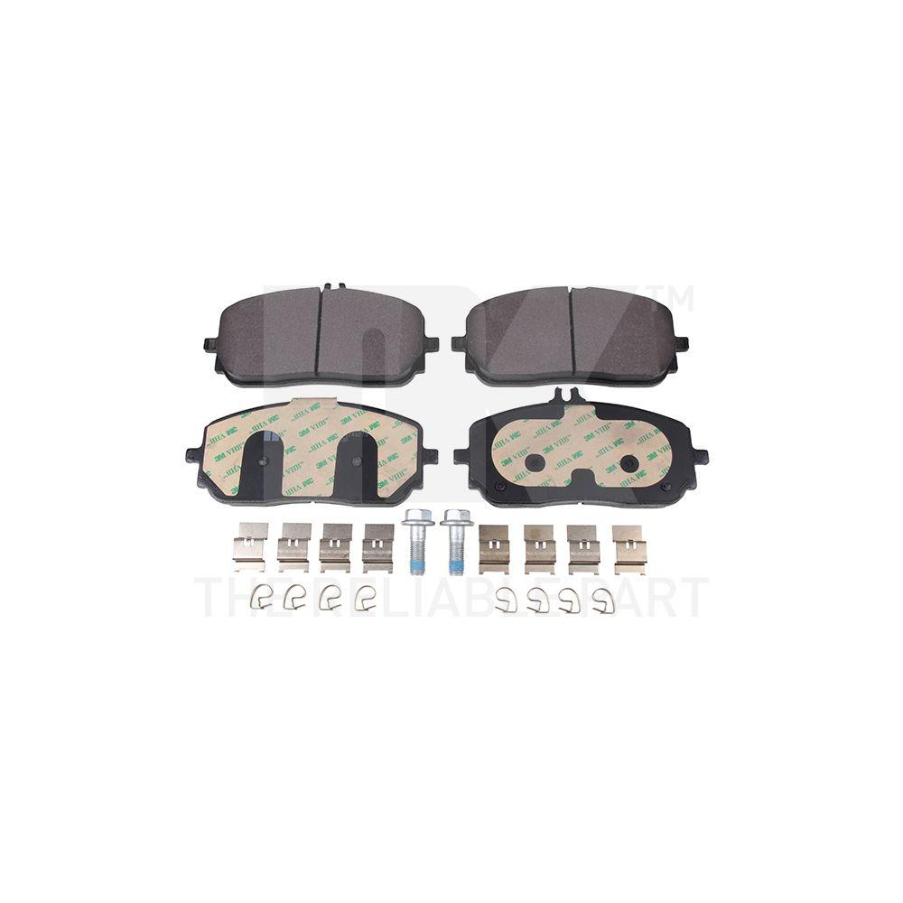 Bremsbelagsatz, Scheibenbremse NK 2233104 f&uuml;r MERCEDES-BENZ, Vorderachse