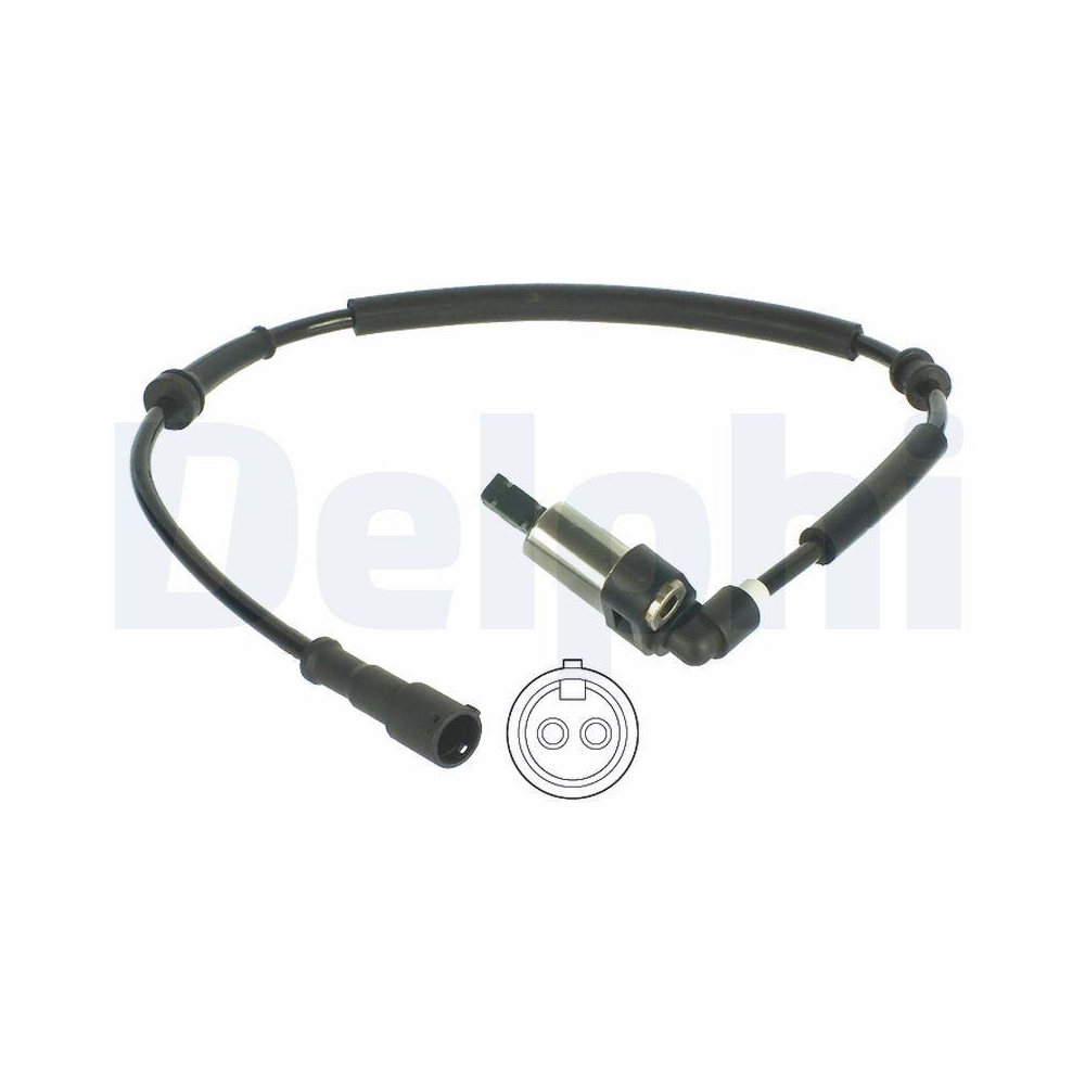 DELPHI SS20145 Sensor, Raddrehzahl f&uuml;r RENAULT, Hinterachse links