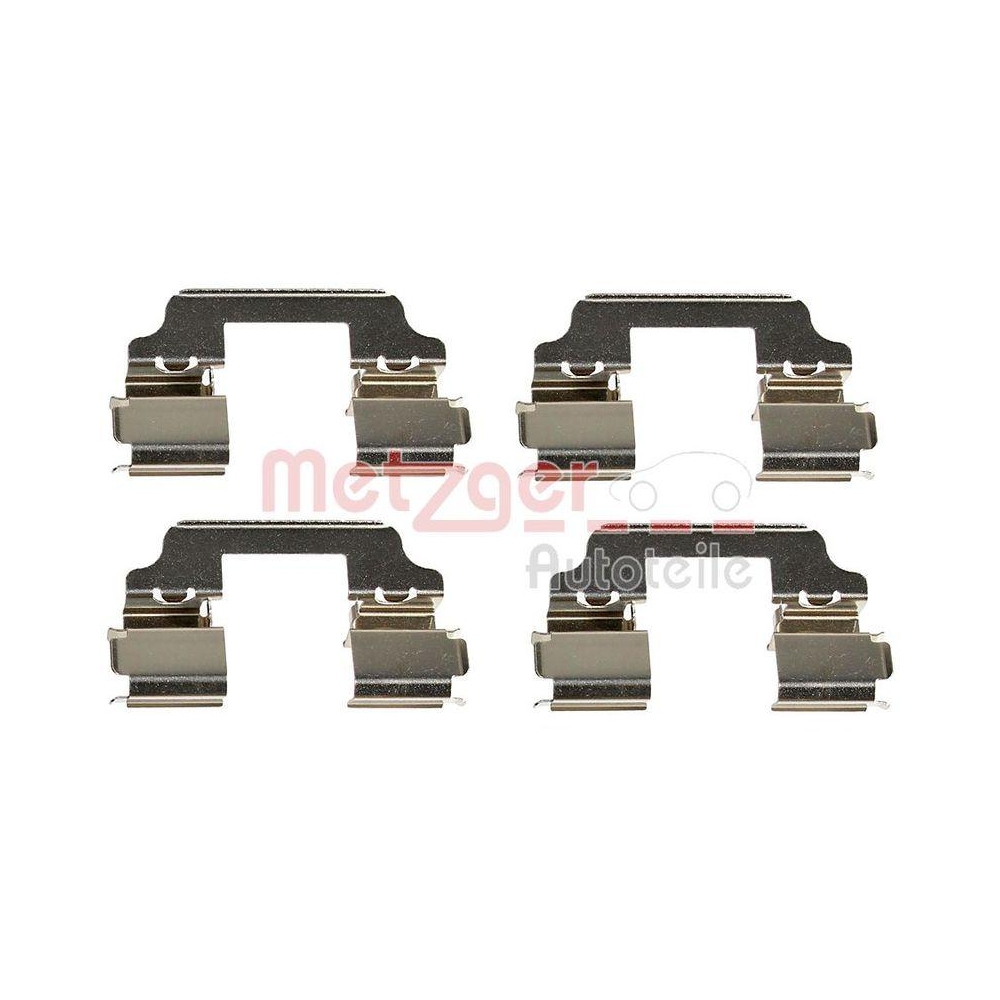 Zubeh&ouml;rsatz, Scheibenbremsbelag METZGER 109-0153 GREENPARTS f&uuml;r, Hinterachse