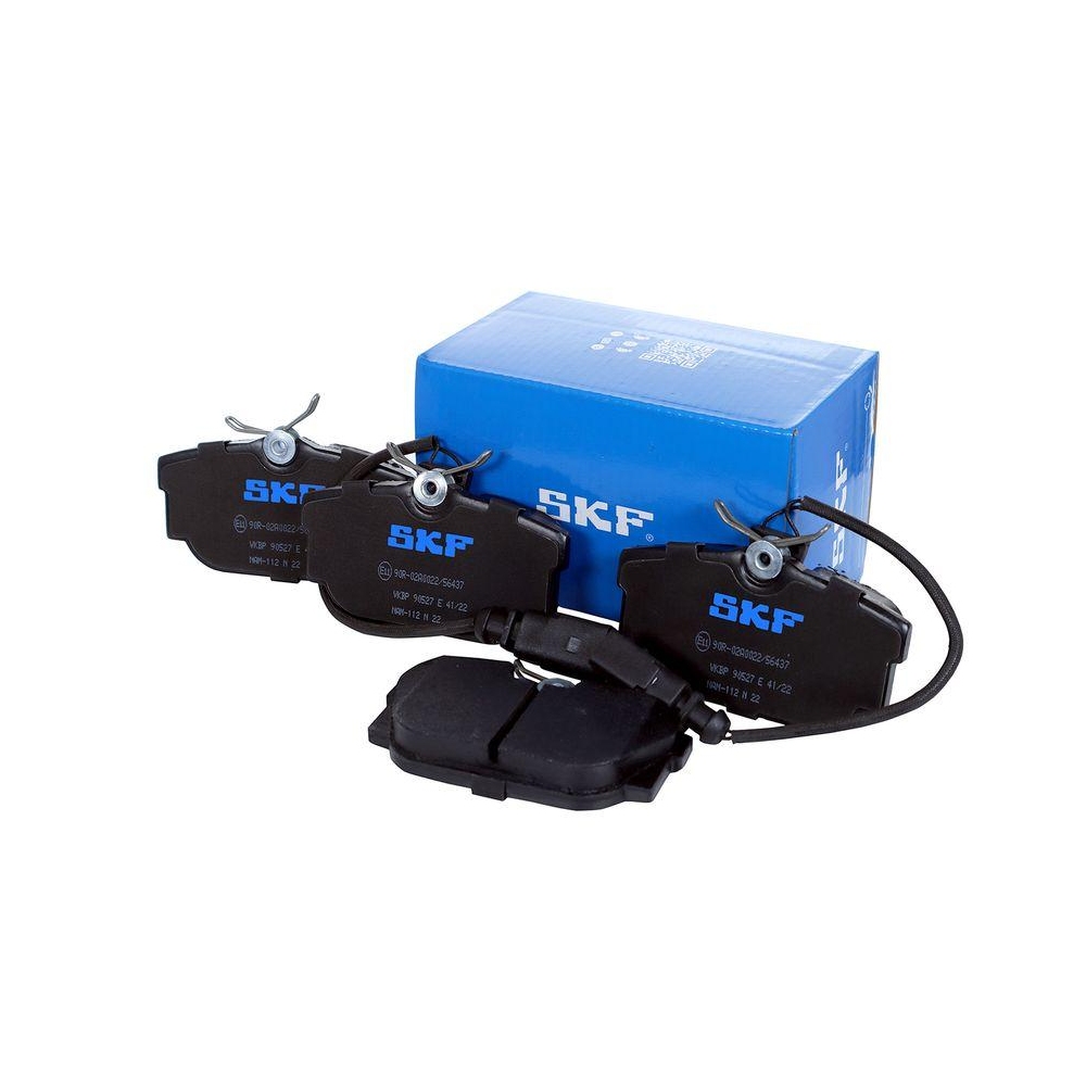 Bremsbelagsatz, Scheibenbremse SKF VKBP 90527 E f&uuml;r FORD SEAT VW, Hinterachse